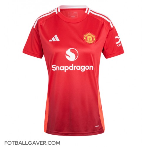 Manchester United Alejandro Garnacho #17 Fotballklær Hjemmedrakt Dame 2024-25 Kortermet Manchester United Alejandro Garnacho #17 Fotballklær Hjemmedrakt Dame 2024-25 Kortermet